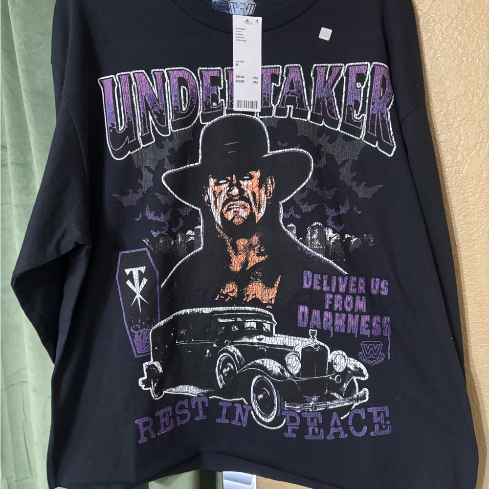 Undertaker Black Graphic Men's Shirt